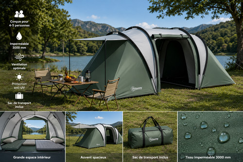 Campingzelt personen - 4-5,