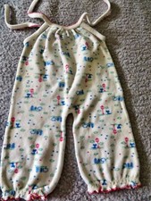 Babyhose, Frotteeflausch, Größe 62-68, ohne Gummizug an den Beinchen