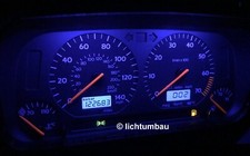 VW Golf 4 Cabrio Automatik UK US Tacho 2,0 1,8 MFA BLAU Tankwarnleuchte Golf 3