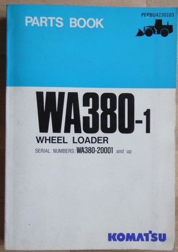 Komatsu radlader 380 1 - radlader, wa