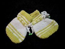 Strick Baby-Socken / Schuhe für 3-6 Monate Neu selbstgestrickt Tolles Geschenk