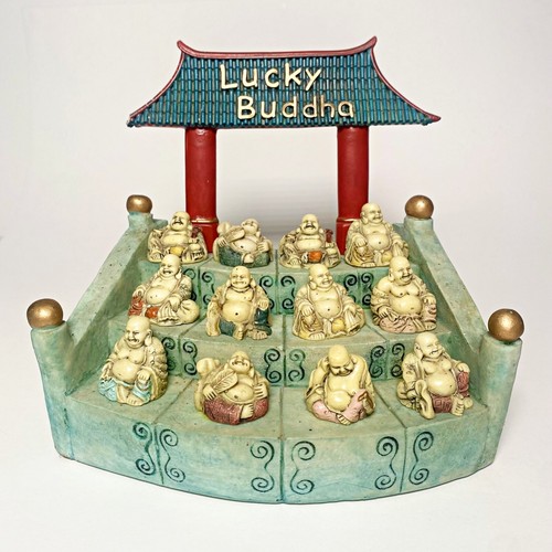 Glücksbuddha miniatur - 12,