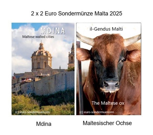 Euro sondermünze malta 2025 - euro,