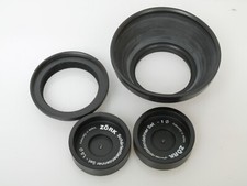 Zörk Schärfentiefendehner Set 2x Lochblende 1,5 + 1mm Adapter ca. 40,5 x49mm + G