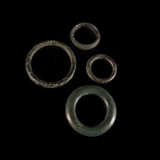 Keltisches Ringgeld und Ringe aus Frankreich