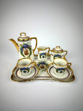 Antikes Patriotisches Porzellan Service Kaiser Wilhelm II Eisernes Kreuz Militär