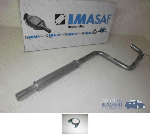 Imasaf auspuff mitteltopf - auspuff, +