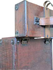 Rustikale Weinbox Vintage aus