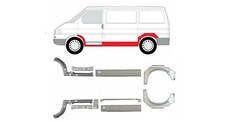 Volkswagen T4 Kurz und Mittel Reparaturblech Schweller XL Set L+R