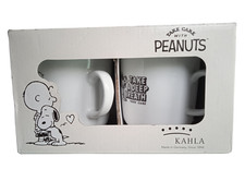 KAHLA 2er Set Tassen Take care with PEANUTS weiß mit Druck, 0,3 Liter NEUWERTIG