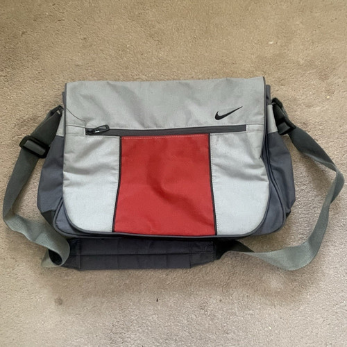 Nike messenger bag grau rot - grau,