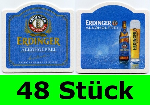 Stück bierdeckel erdinger - 48,