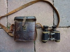 original Dienstglas 03 6 fach Trieder Goerz Berlin mit Tragebehälter