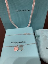 Tiffany Halskette Return to Tiffany™ Anhänger mit Mini-Doppelherz 925 Silber