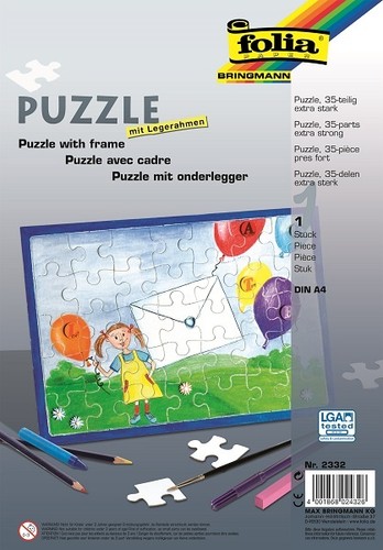 Folia puzzle blanko - folia,