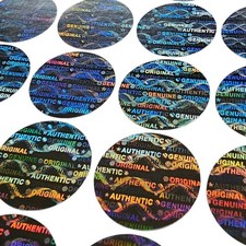 Hologramm aufkleber rund 15mm - hologramm,