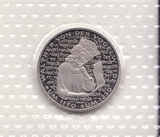 5 DM Gedenkmünze, PP ,  "Walther von der Vogelweide" aus dem Jahr 1980