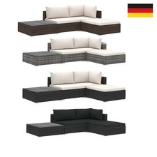 4-tlg.Ecksofa Poly Rattan
