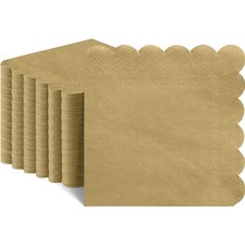 Servietten, gold
