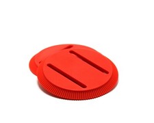 2 x Snowboard Bindung Base Disc Platte ROT Bindung Ersatzteile Befestigungsgu...