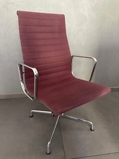 Vitra Charles Eames EA 112 Alu-Chair Aluminium Chair brombeere lila Hopsak Chrom