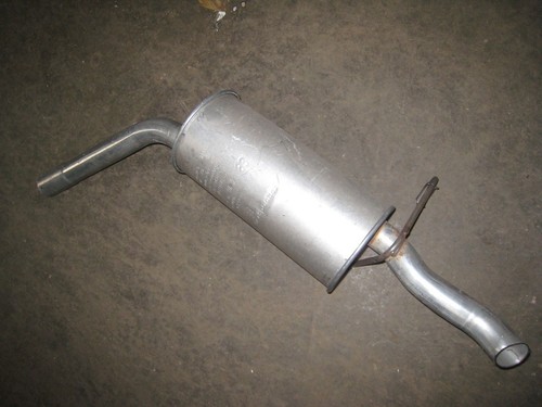 Auspuff hinten