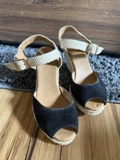 Graceland Gr 36Damen Absatzschuhe Keilabsatz Schwarz, Peeptoe,