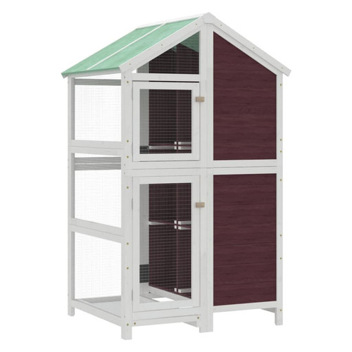 Voliere mokka 97x81x152 - voliere,