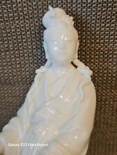 Porzellan Vintage Figur China- Of Quan Yin -Blanc  de Chine H: 18 cm