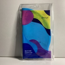 S161 - Limmys Badekappe - Blau - Silikon - Badehaube - Schwimmkappe - Kinder