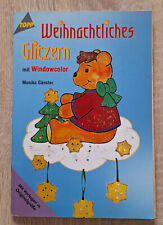 Weihnachtliches Glitzern mit Windowcolor, Vorlagenheft, Sehr gut erhalten