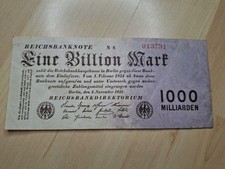 Reichsbanknote 1 Billion Mark