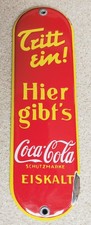 Coca Cola Emaille Türschild