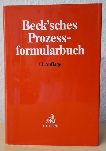 Beck sches prozessformularbuch - beck`sches,