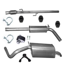 Komplett Auspuff 3-teilig für