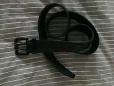 BURBERRY Damen Gürtel schwarz Länge 90 