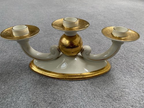 Vintage kerzenständer 3armig - kerzenständer,