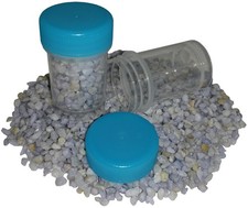 1000 Schraubdosen 20ml Runddose Labordose Kunststoffdose Labor Neu Deckel Blau