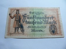 Notgeld Nordhausen 500000 Mark