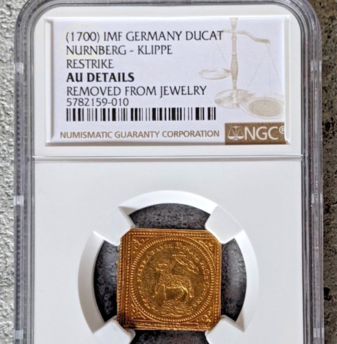 1700 gold klippe - klippe, dukat