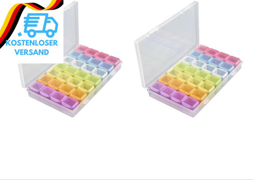 Perlen aufbewahrungsbox 2er - aufbewahrungsbox,,
