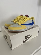 Travis Scott x Air Jordan 1 Low „Canary“ EU 45 US 12,5