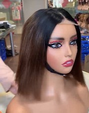 Bob Wig colour  1b/4Human Hair