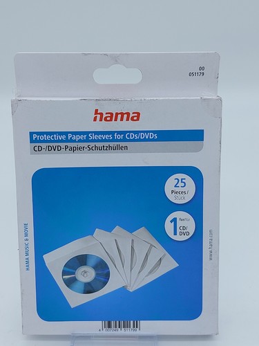 Hama dvd papier - dvd, leerhüllen