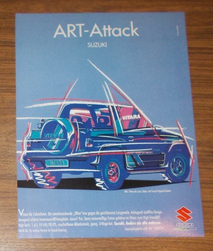 Seltene werbung suzuki vitara - seltene,