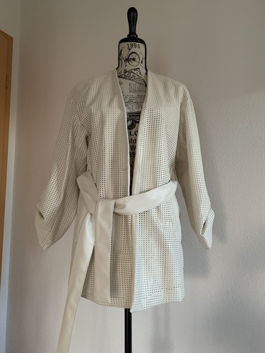 Zara retro kunstleder blazer - zara,