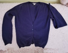 Dunkelblau Cashmere Pullover