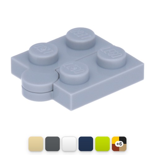 Lego scharnier platte x 4 - scharnier,