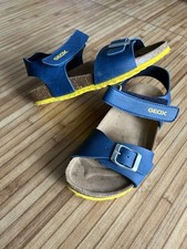 Kinder Sandalen Geox blau/gelb