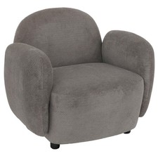 B-Ware Sessel MCW-P33, Stoff/Textil Chenille (330 g/m²) Öko-Tex, hellgrau